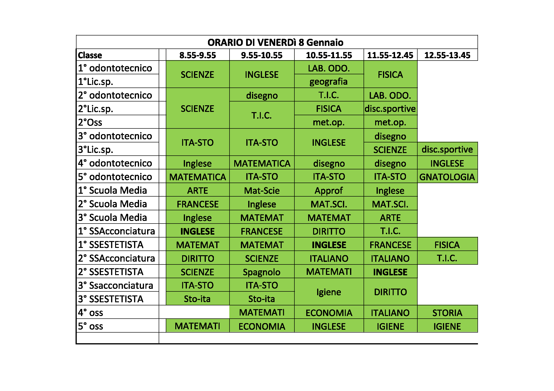 OrarClassVe8genn